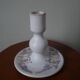 Hand painted ceramic candle holder slow craftsmanship countryside decoration candlestick