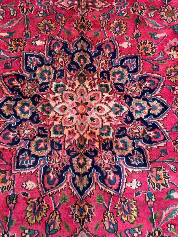 Tapis vintage persan mashhad 250x340 cm