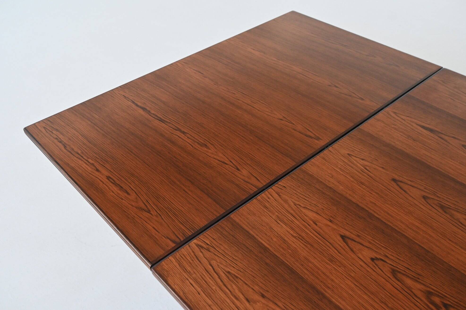 Niels Otto Moller large extendable dining table in rosewood Denmark 1960