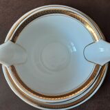 Sauceboat Art Porcelain Limoges Porcelain