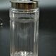 Baccarat servant condiments oiler vinegar mustard crystal silver metal