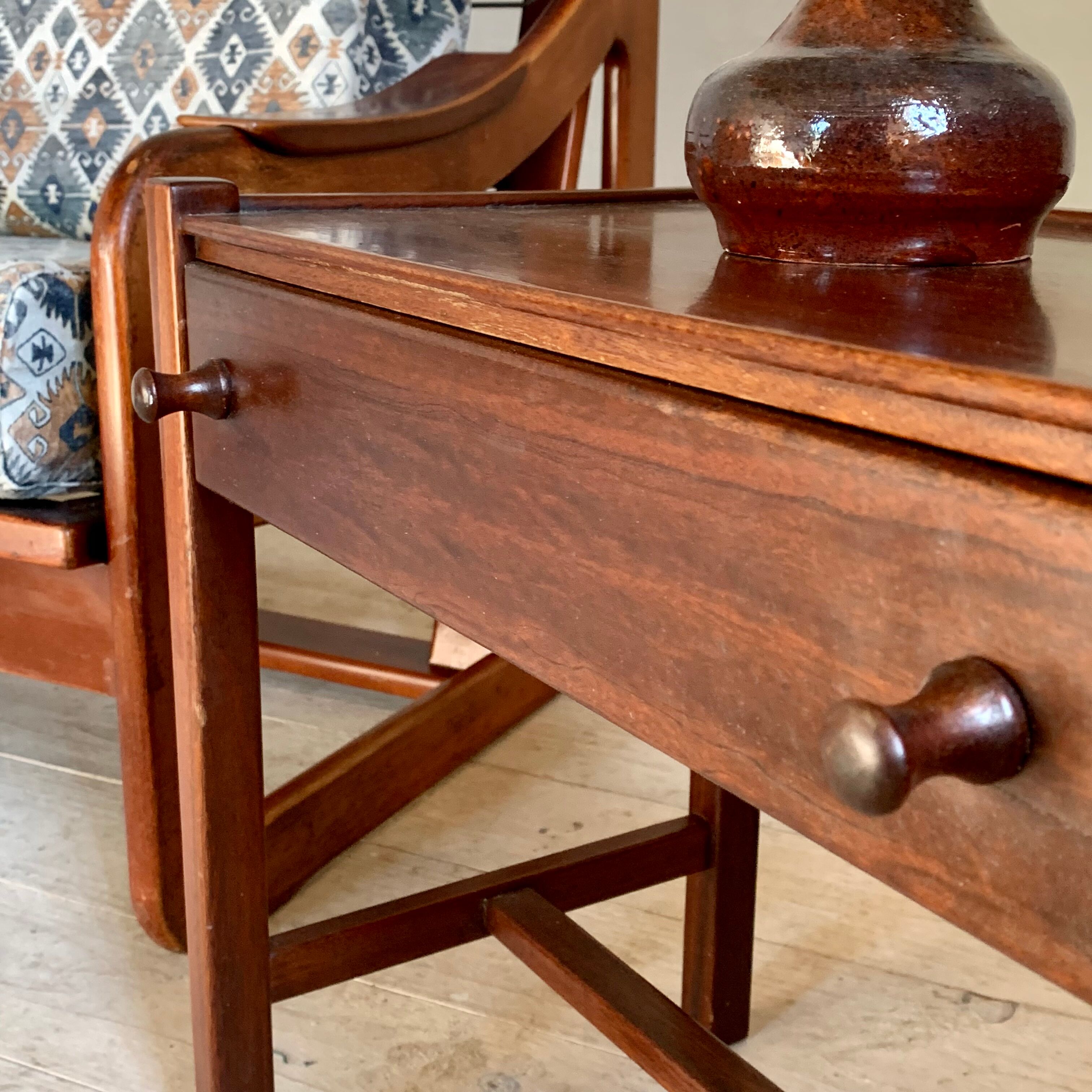 Vintage bedside table by jacques hauville