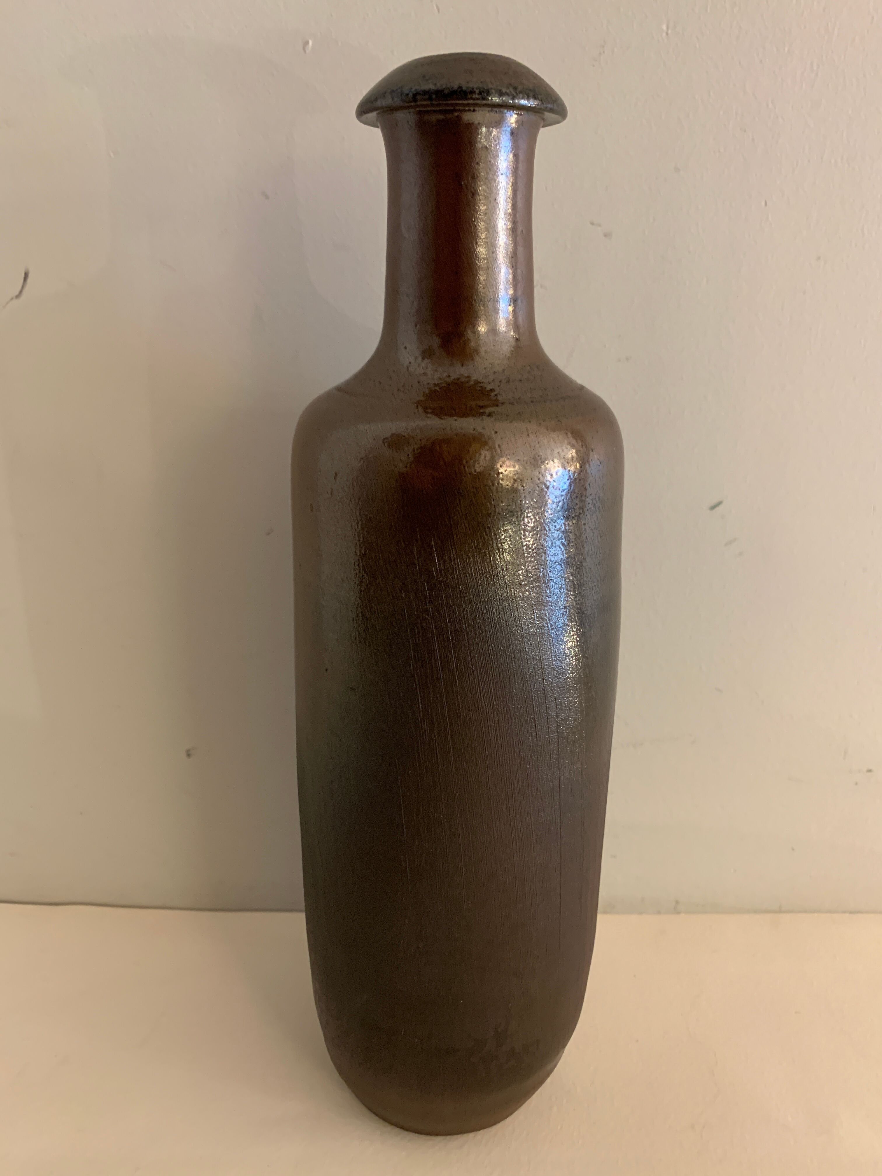 Pitcher signed and numbered, French ceramic