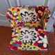 Paire de fauteuils design style Murakami