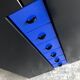 Interlübke Black MDF Cabinet with Blue Drawers, German Design from 1980s