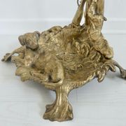 Umbrella door, bronze art deco cane holder