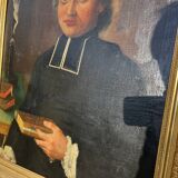 Important portrait 18th century - Philippe Roux, Priest in Périgord - Dated 1751
