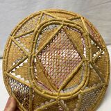 Vintage wicker handmade basket