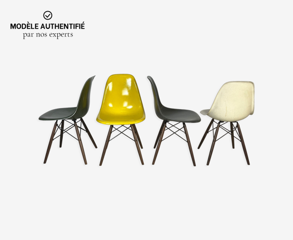 Chaises DSW de Charles & Ray Eames édition Herman Miller | Selency
