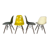 Chaises DSW de Charles & Ray Eames édition Herman Miller