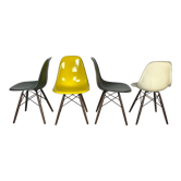 DSW side chairs by Charles & Ray Eames for Herman Miller