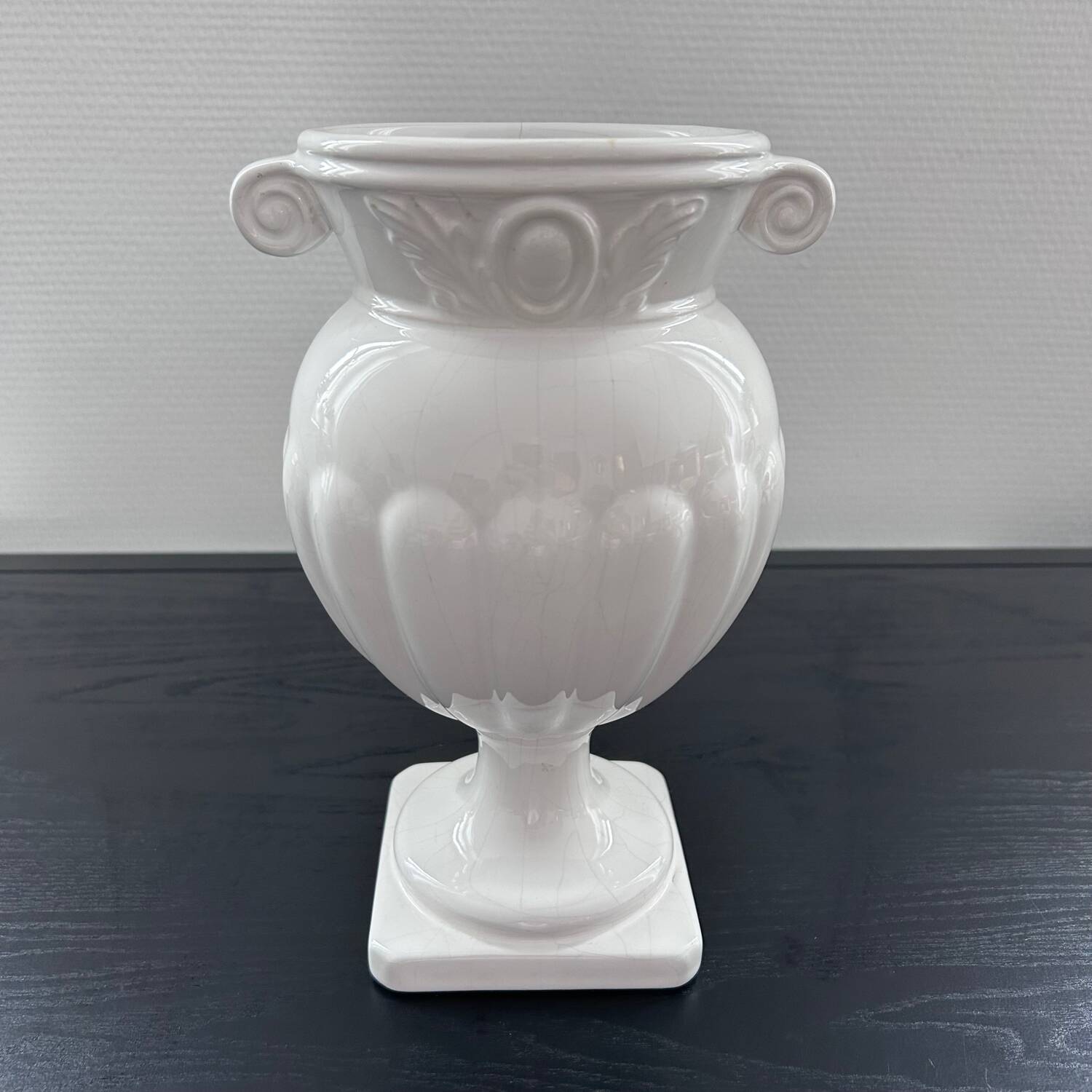 Medici style white vase