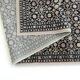 Tapis moderne noir et beige KATA en Laine