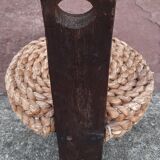 Handmade wickerwork chair from the 60s and 70s