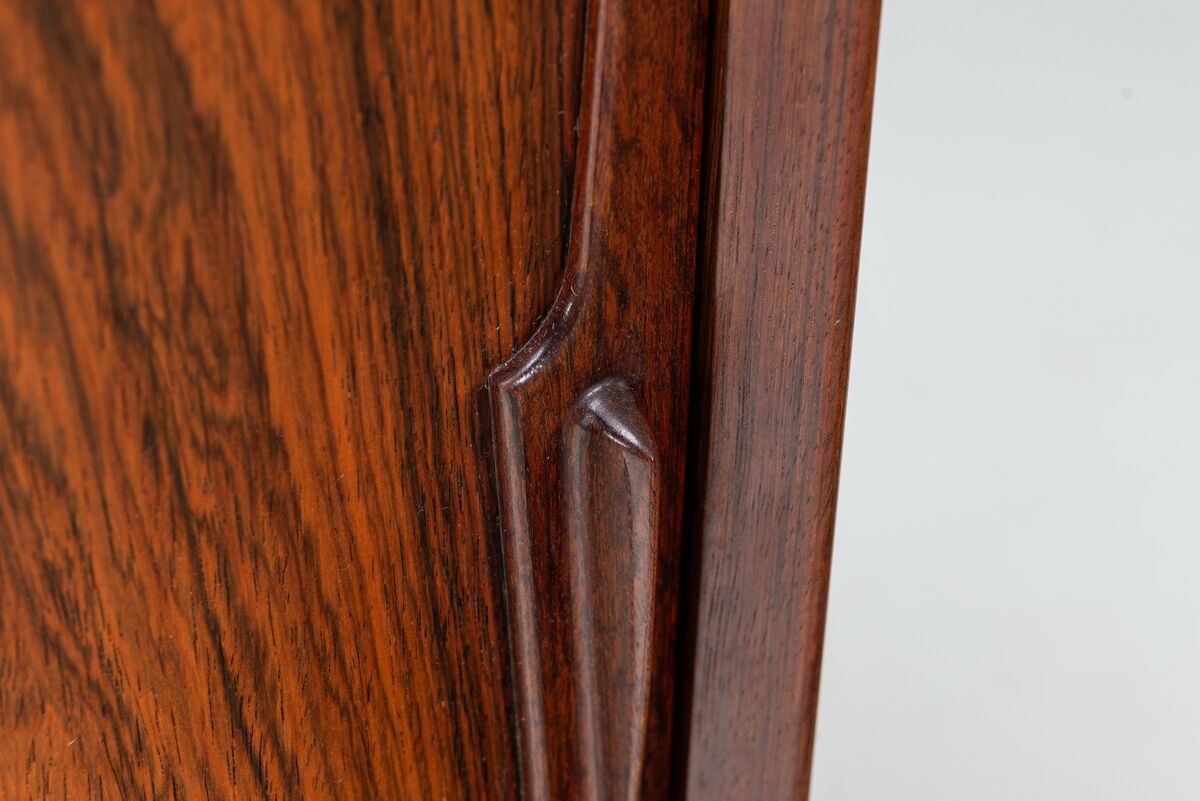 Gunni Omann highboard model 19 in rosewood Omann Jun Denmark 1960