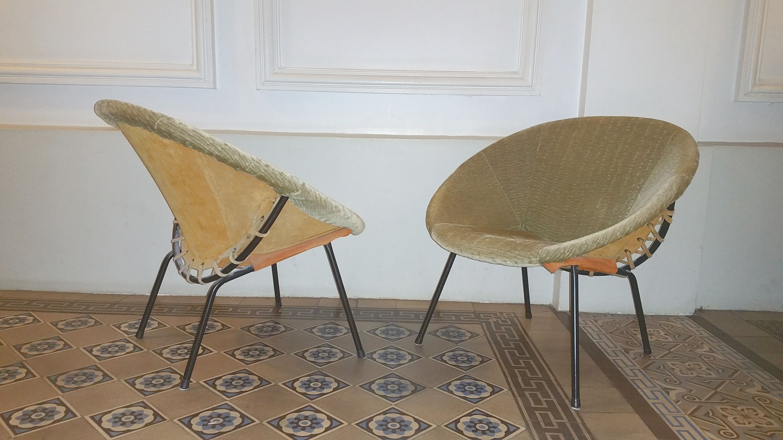 Wheelchair cup Swedish 50s 60s Lusch Erzeugnis