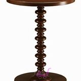 Table d’appoint en bois avec One Wood Legs Stand Lampe de chevet Table