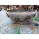 Pair of cast iron planters from 1900 from Charleville-Mézières