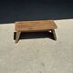 Small low bench in old teak from Indonesia H16 L39