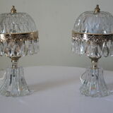 Vintage stamped table lamps
