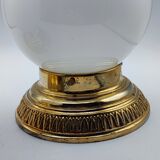 Pair of white opaline sconces