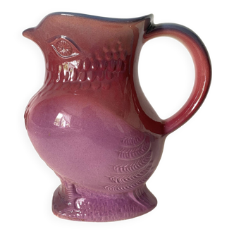 Zoomorphic pitcher, earthenware owl Saint Clément
