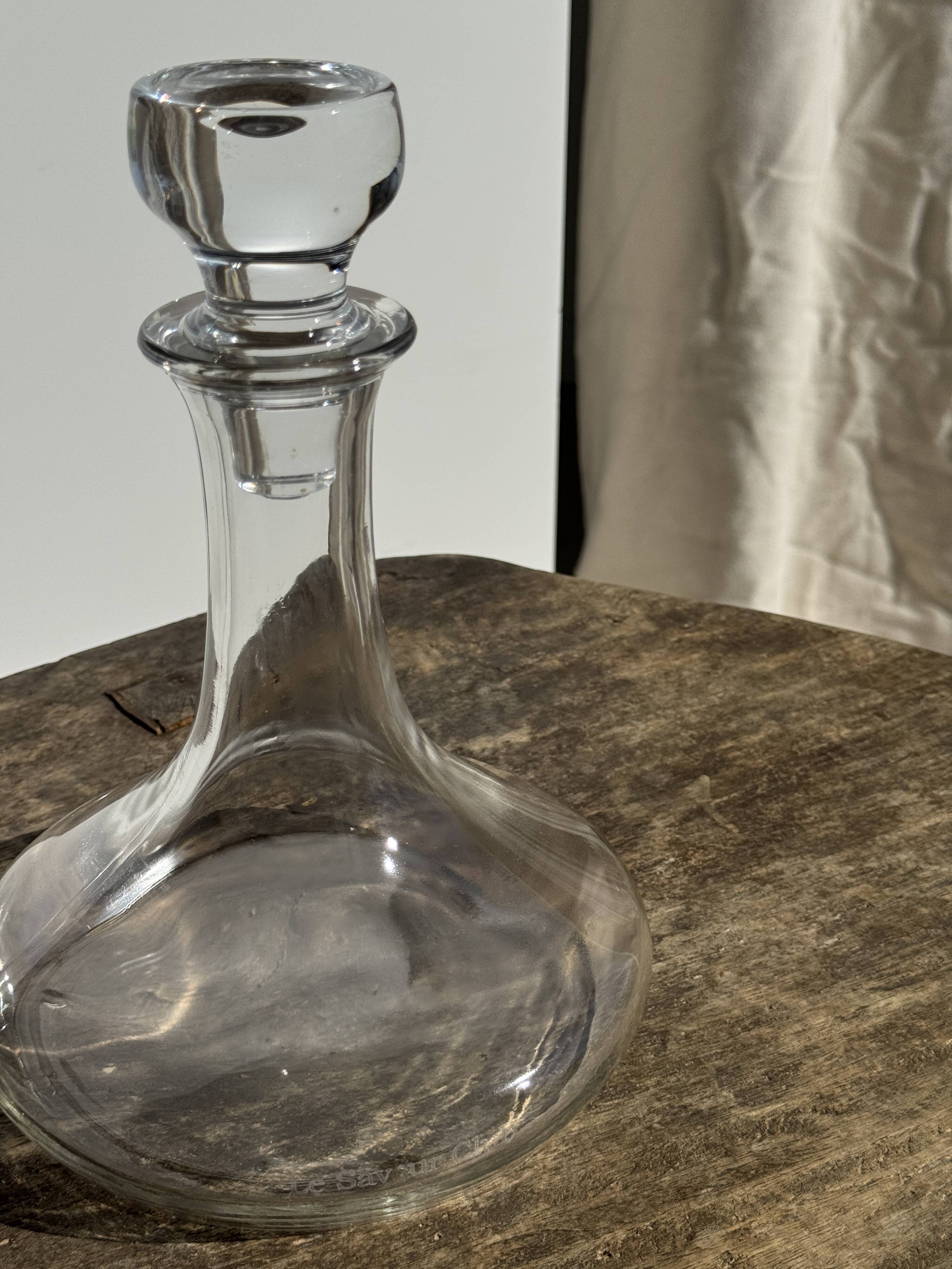 Carafe à décanter vintage à bouchon plat H24