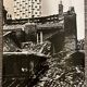 Photograph black and white silver print circa 1970 architecture