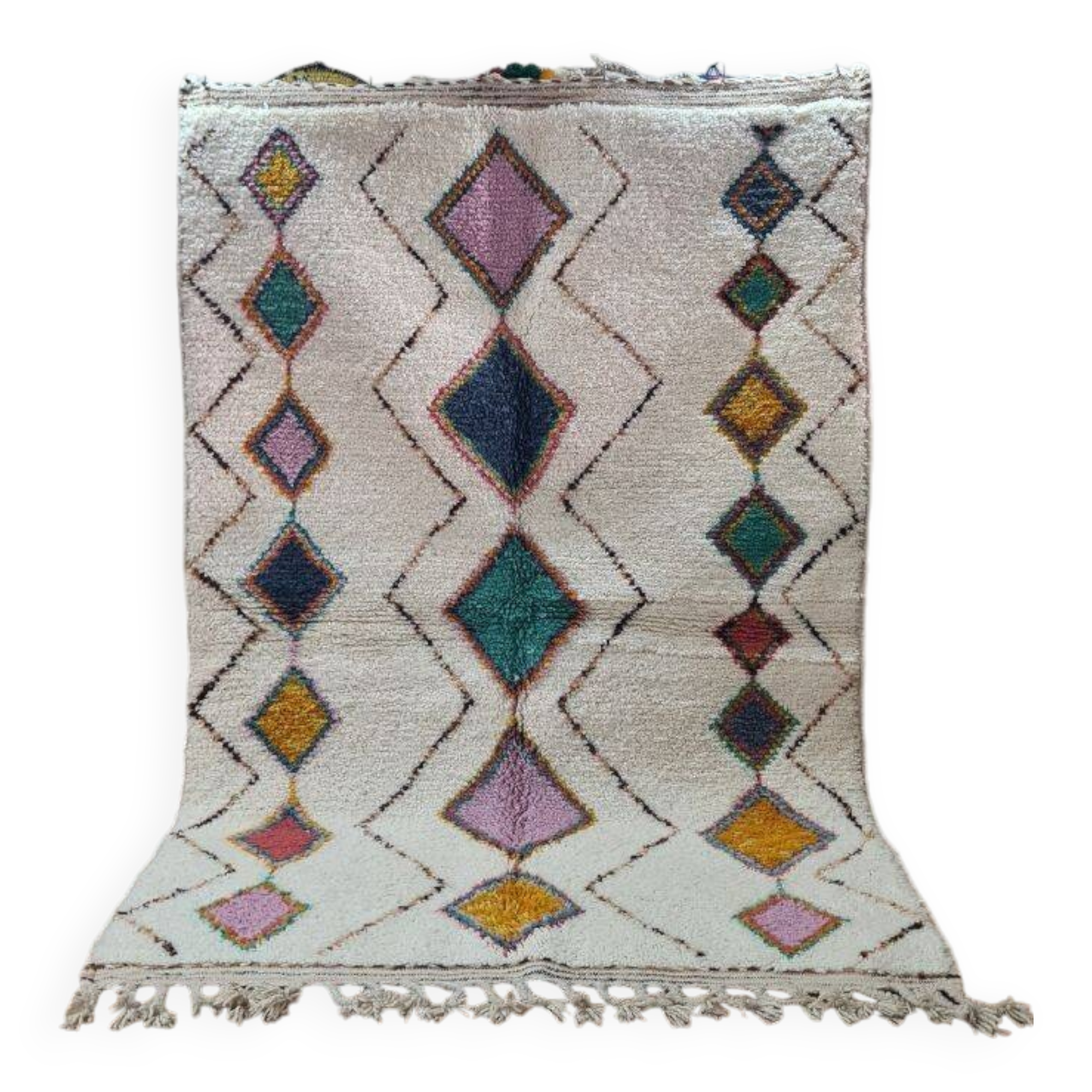 Handmade Beni Ouarain rug 250x150 cm