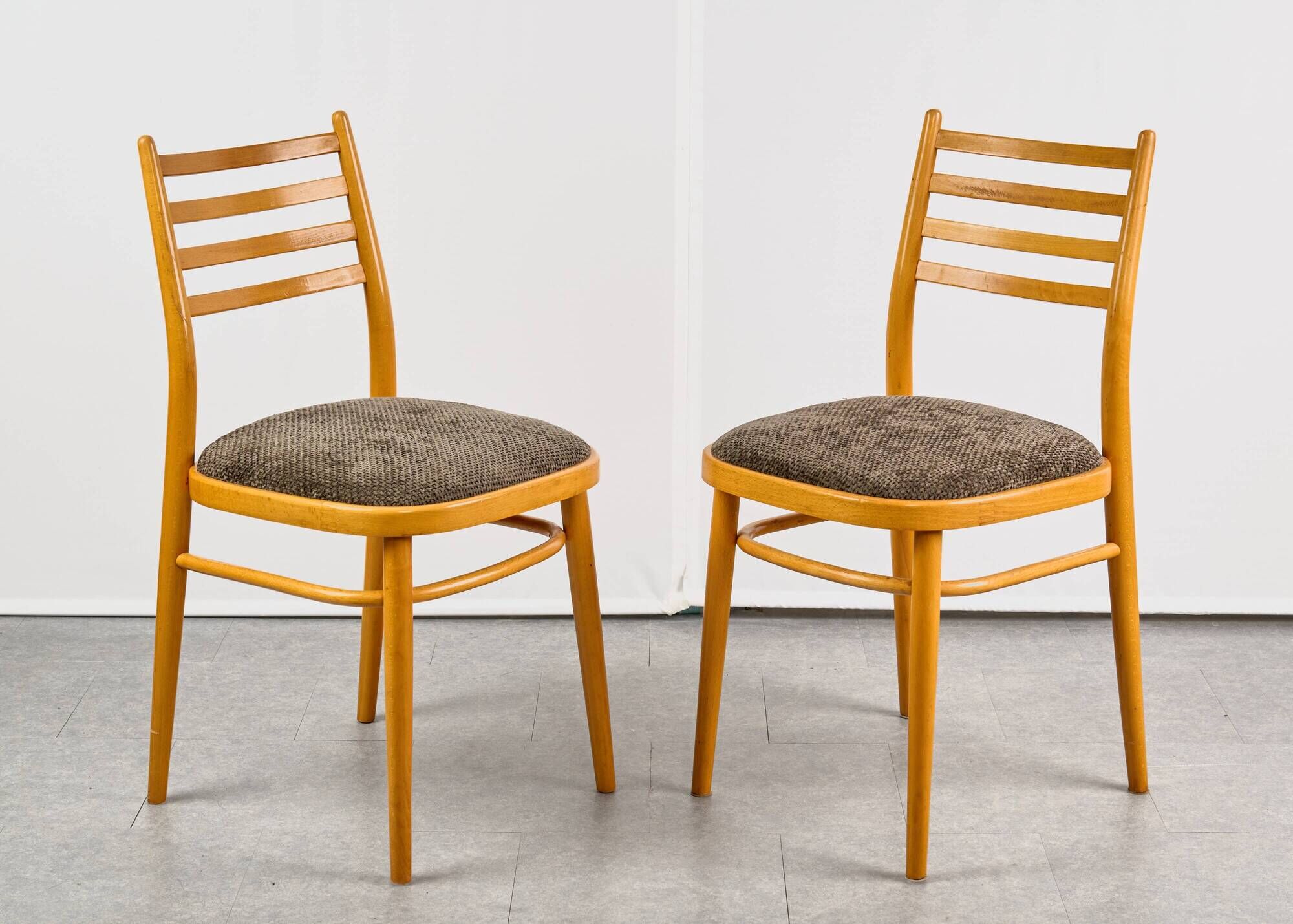 Set of 4 Dining Chairs, by TON, 1960s, Czechoslovakia