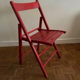 2 Vintage Wooden Folding Chairs