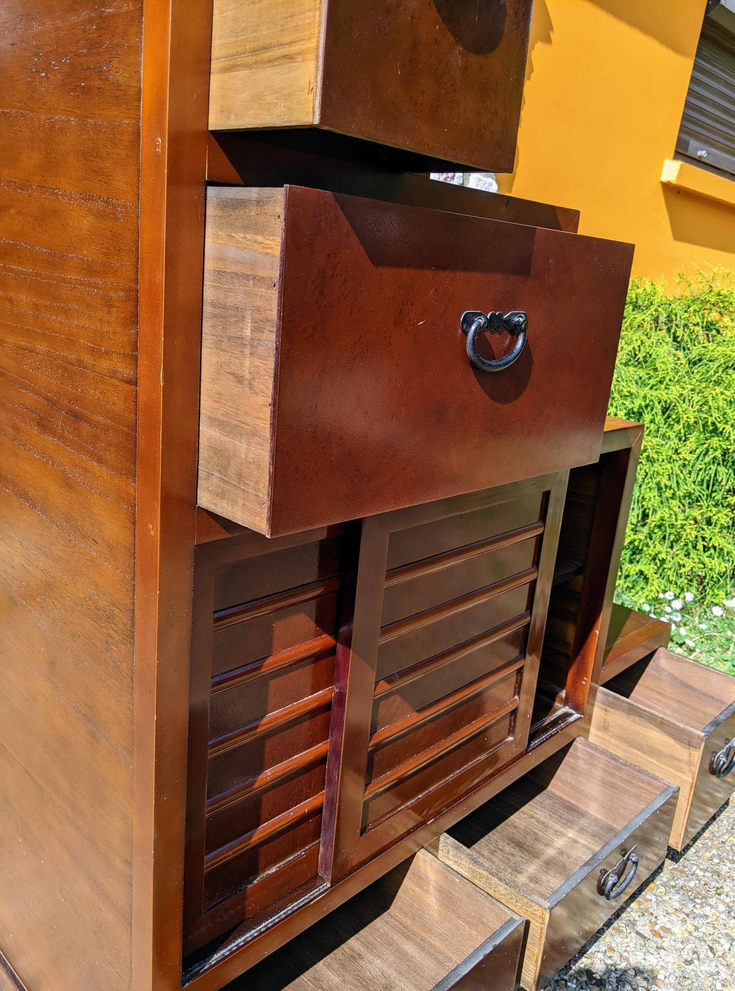 Japanese staircase cabinet kaidan tansu