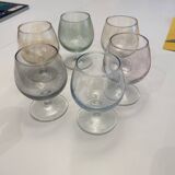 Colorful digestive glasses