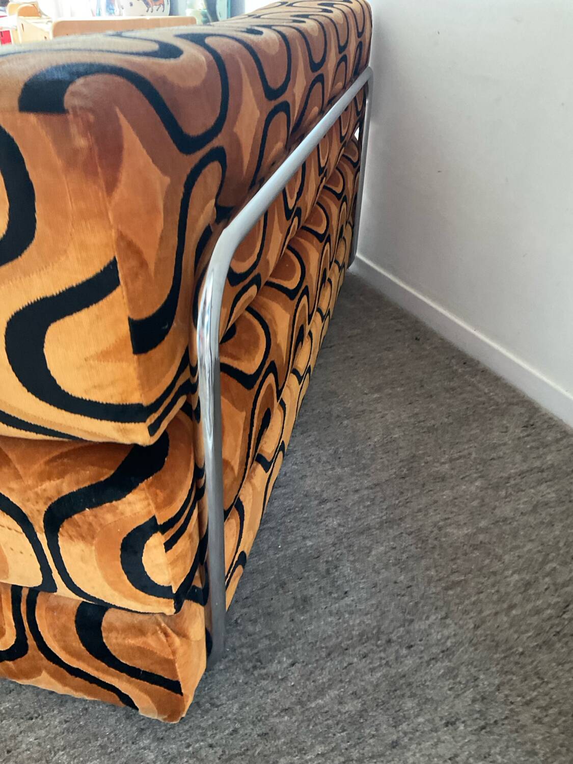 Space Age sofa convertible armchair 70s
