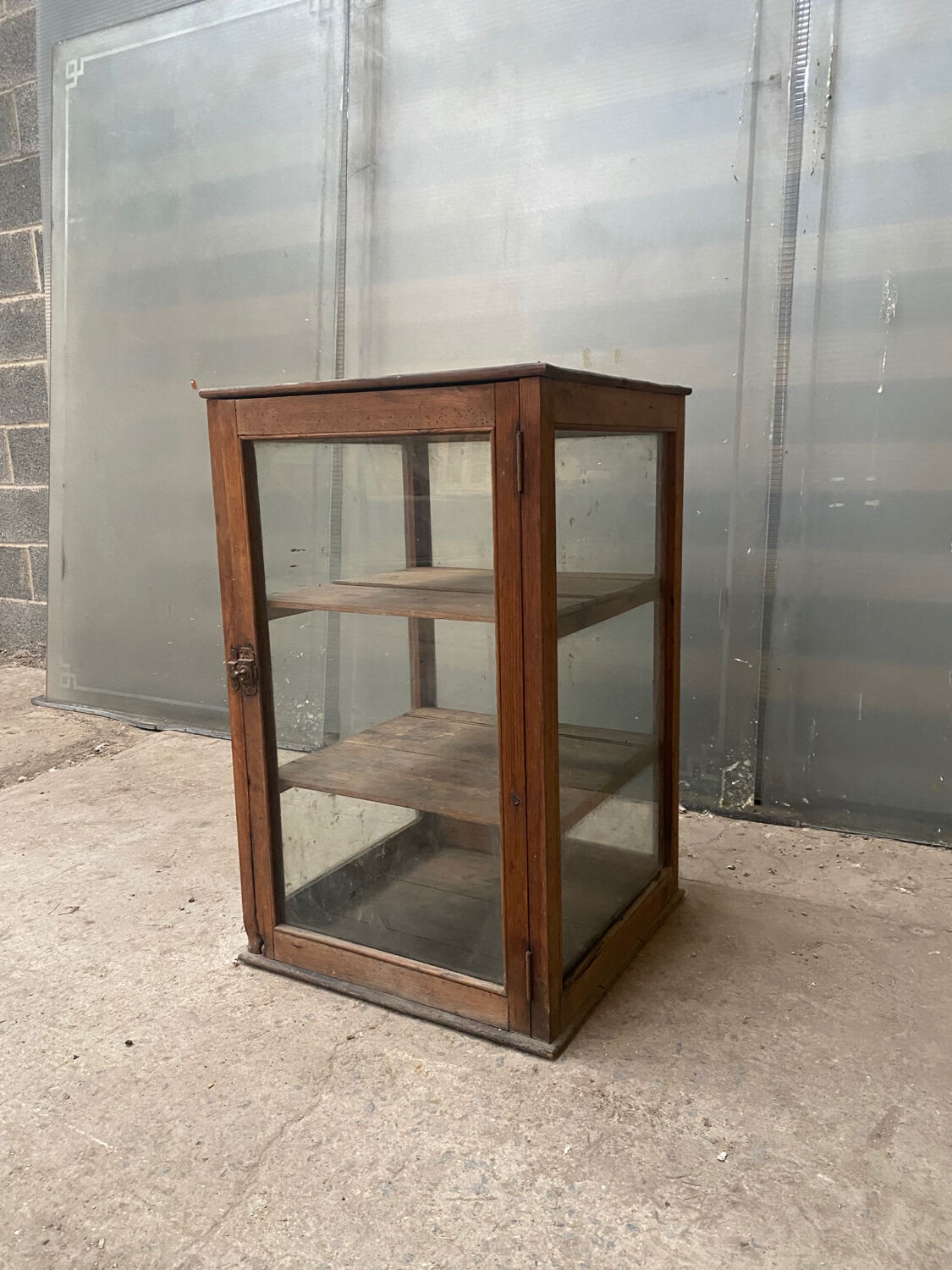 Antique counter display case