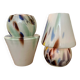 Vintage Murano glass tealight holders (X2)