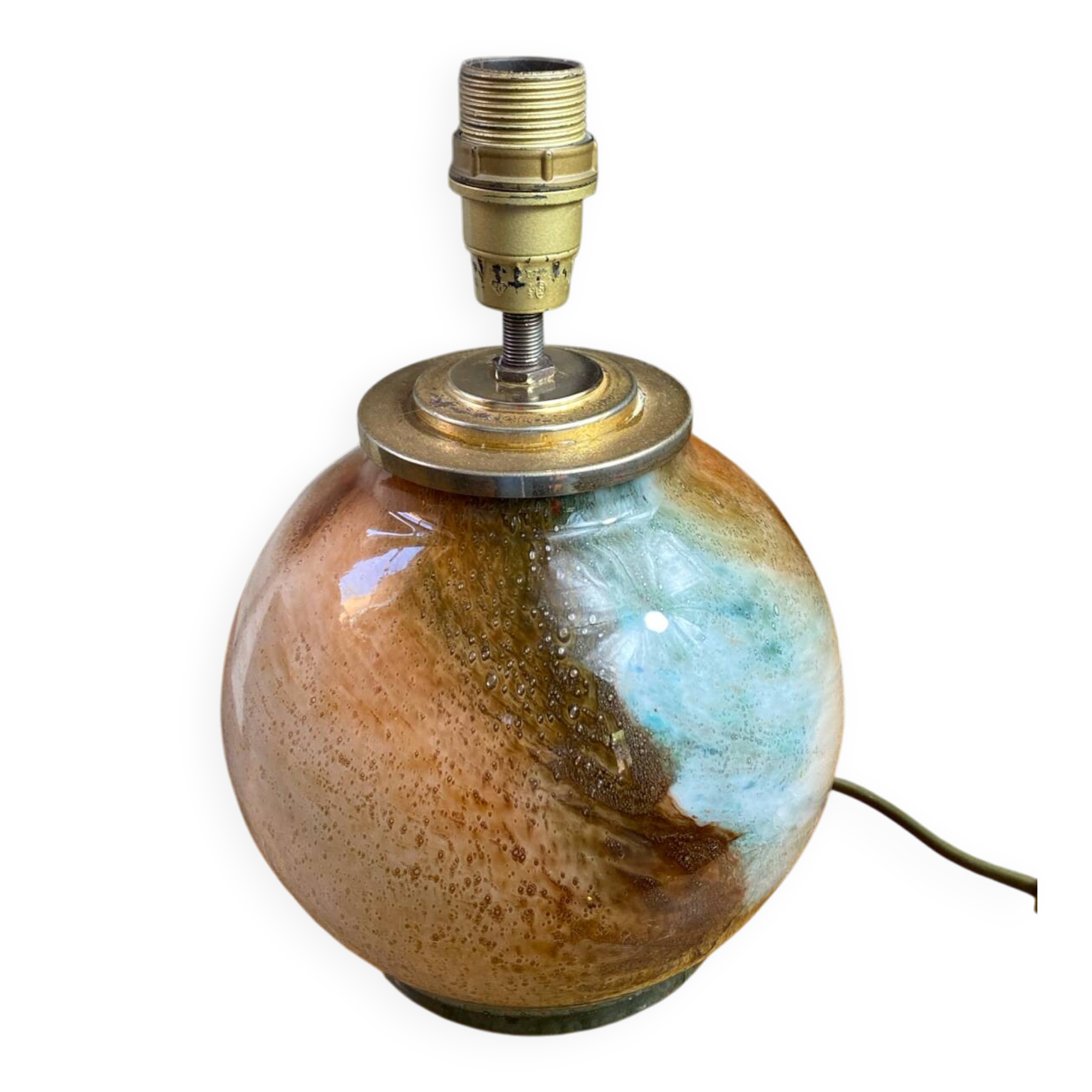 Spherical glass lamp