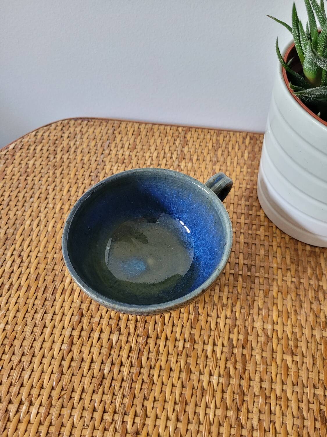 Glazed stoneware ristretto cup