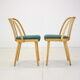Ensemble de quatre chaises Antonin Suman des années 1960 , Tchécoslovaquie