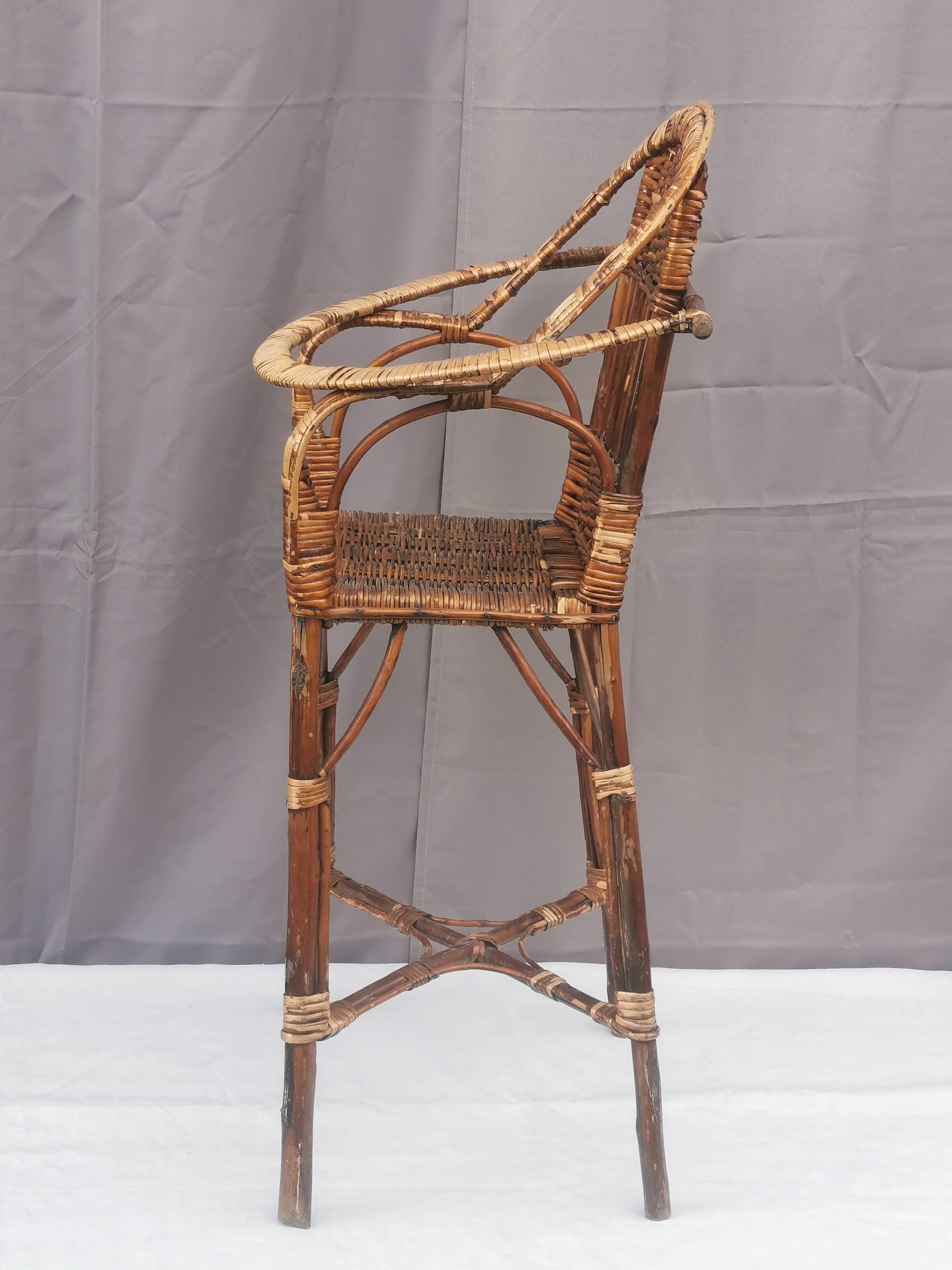 Vintage children’s high chair