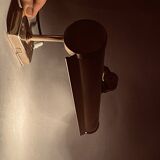 Industrial style aged brass wall art picture light