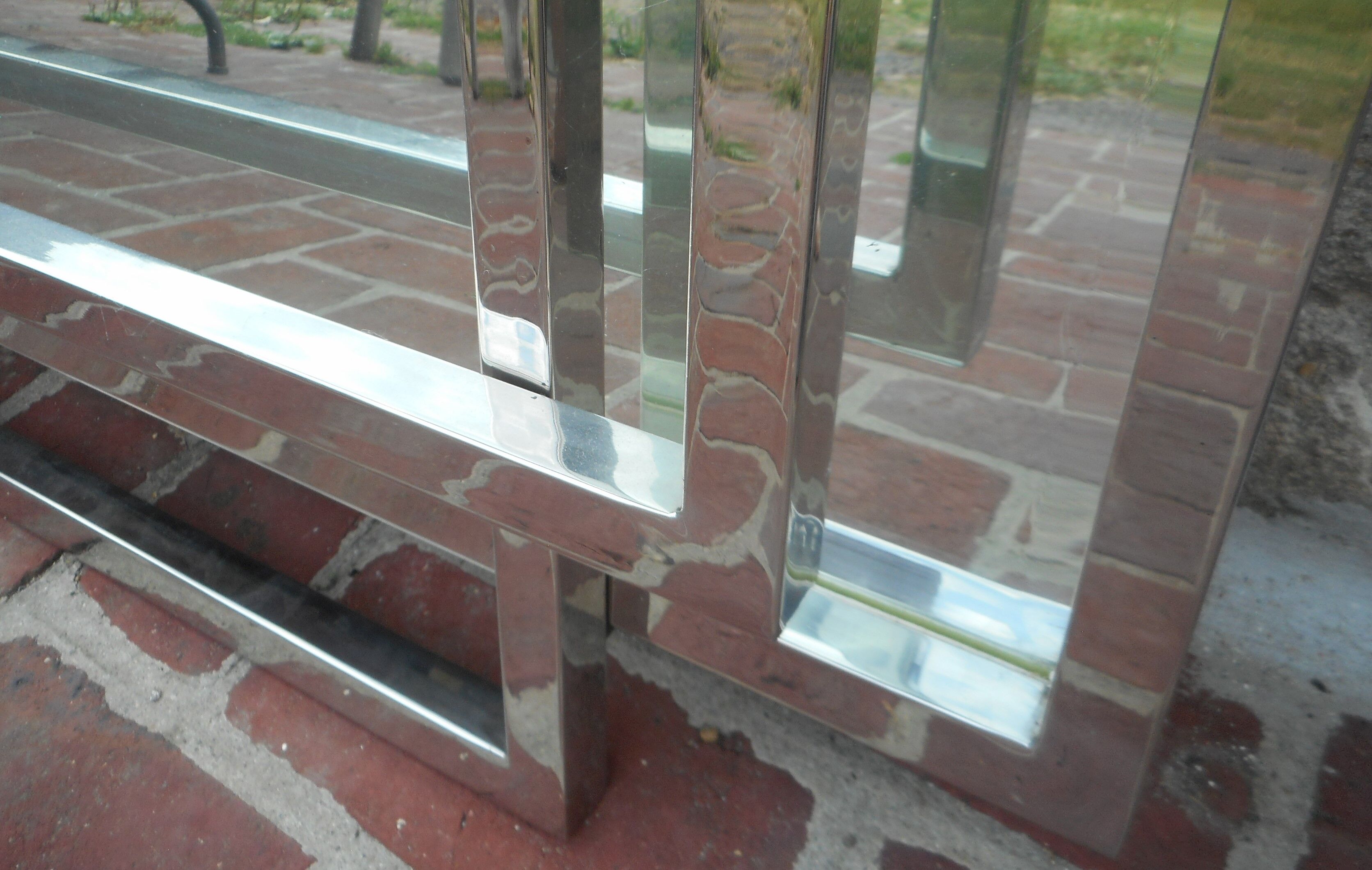 Italian chrome mirror