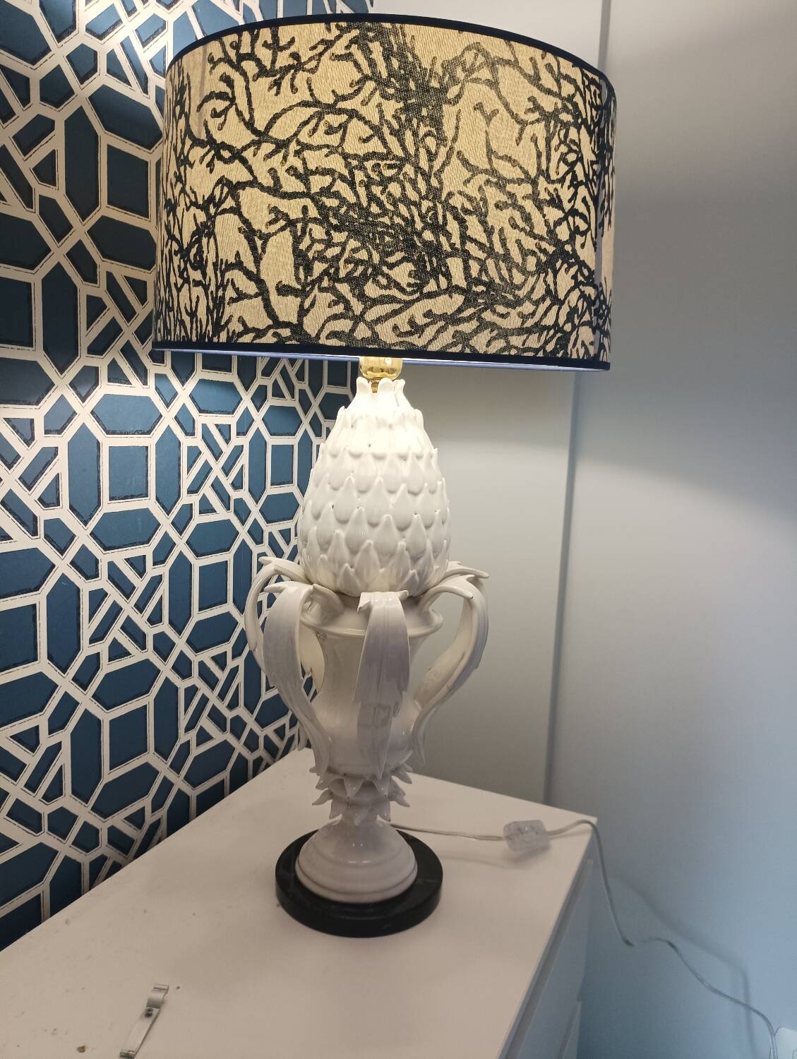 Lampe en céramique, piña,1960