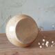 Beige glazed stoneware vase