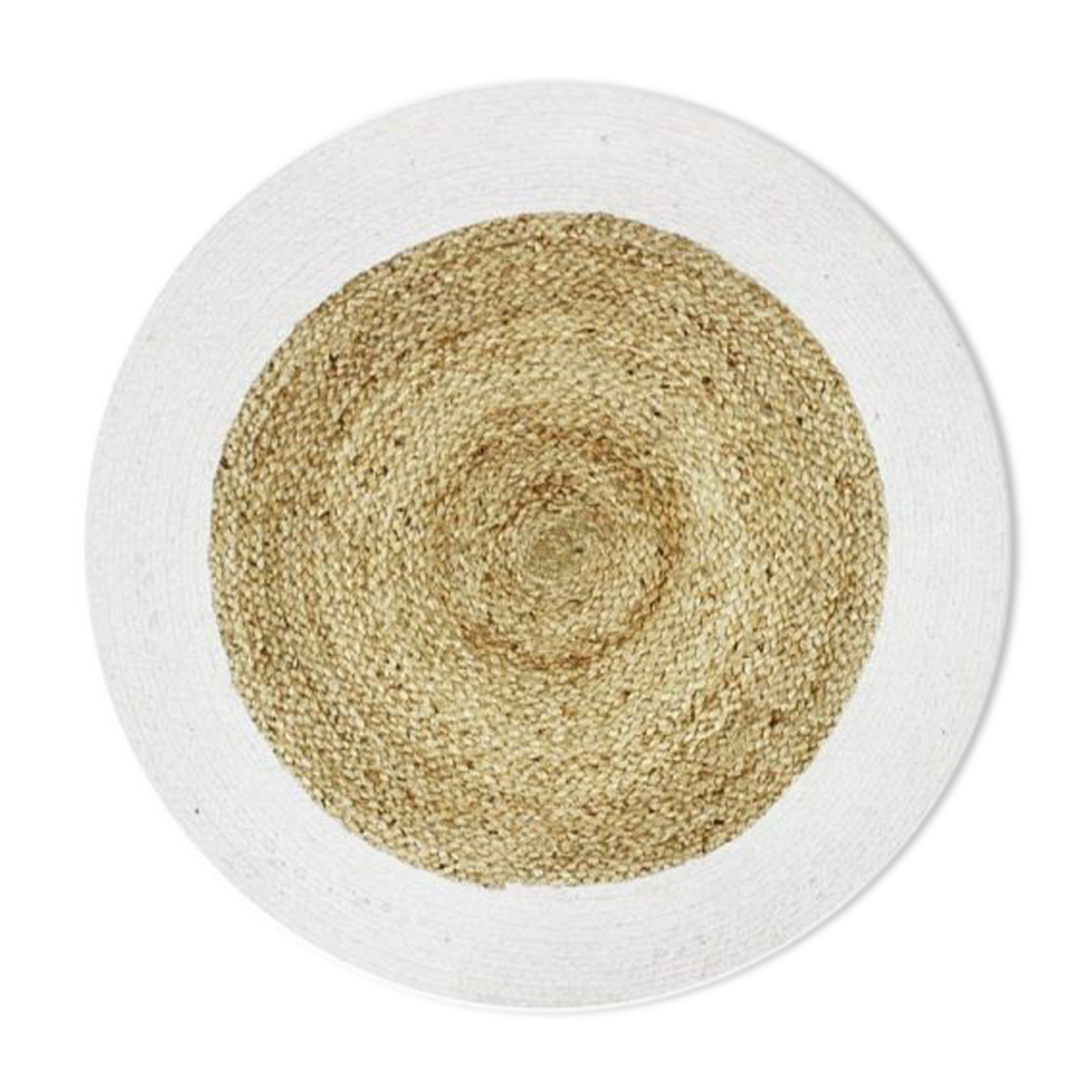 Round carpet in jute 70 cm