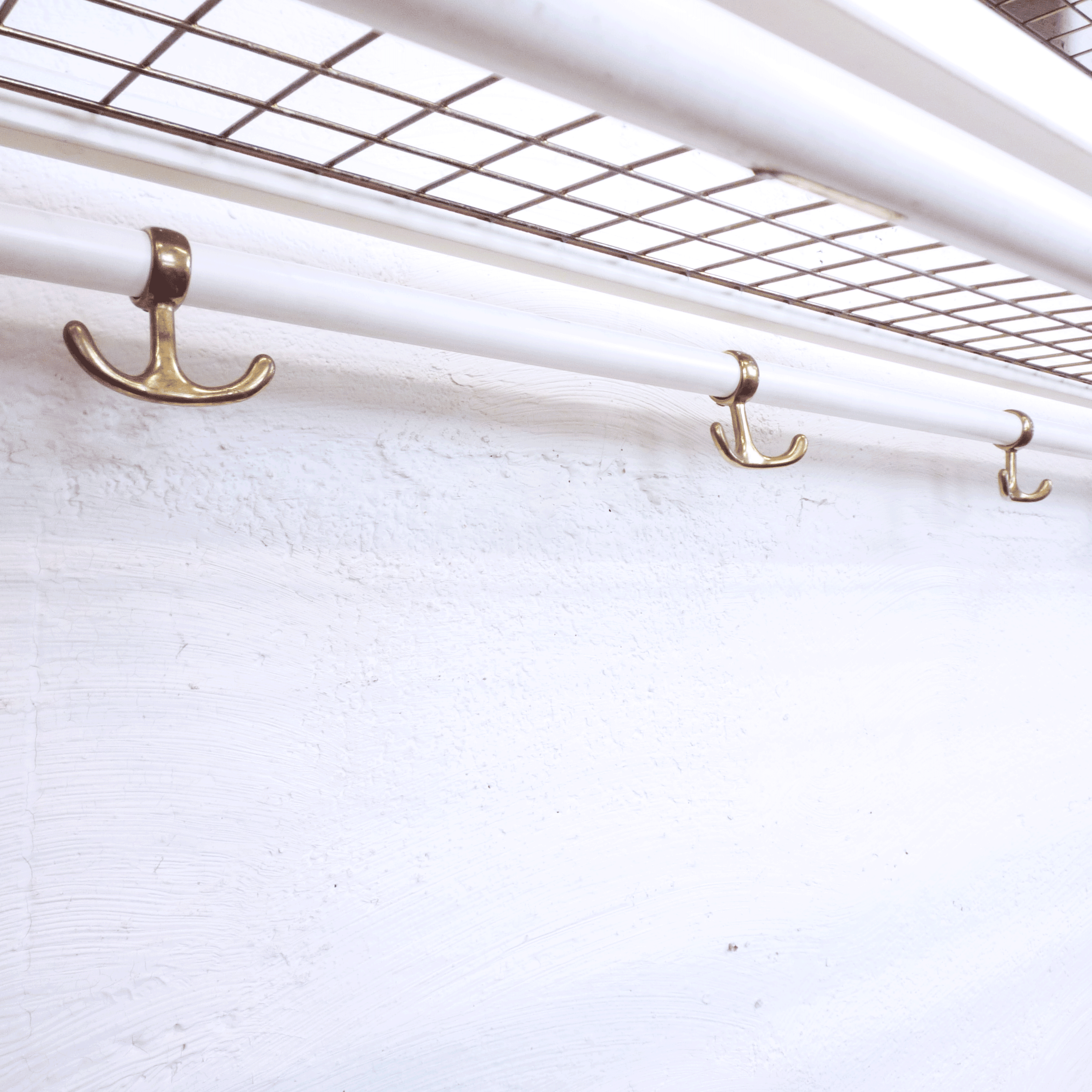 Coat rack door hat of 1960s vintage