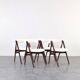 Mid-Century Danish Teak Dining Chairs by Th. Harlev for Farstrup, 1960s, Se