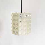 Vintage rotaflex octagonal diamond pendant light