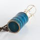 Aldo Londi desk lamp for Bitossi "blue Rimini", Italy, 1960