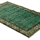 Turkish Anatolian Handmade Vintage Area Rug 198 cm x 113 cm